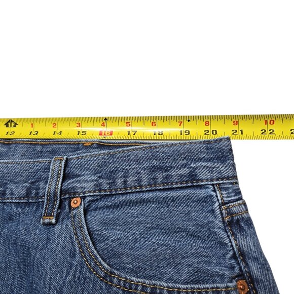 Levis 501 Jeans Mens 42 x 26 Blue Straight Button Fly Medium Wash High Rise - Picture 3 of 16